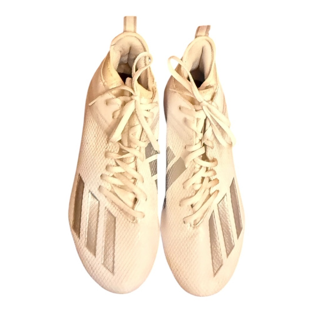 Adidas White Football Cleats
